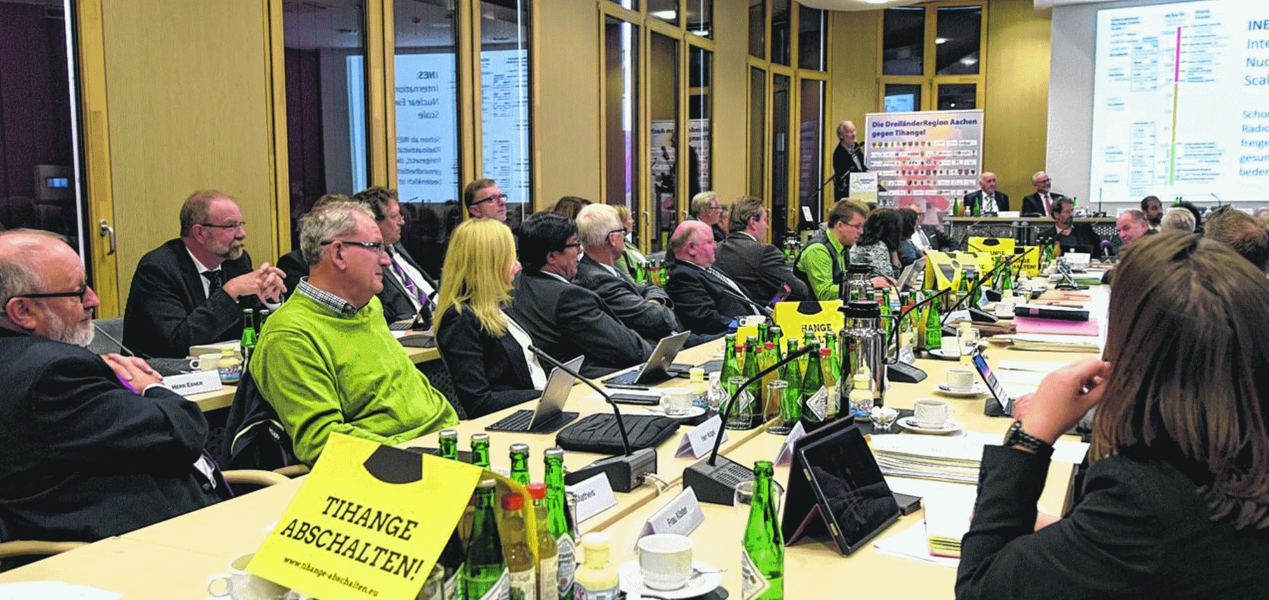 Parteiübergreifend haben die Fraktionen des Städteregionstages beschlossen, alle Möglichkeiten auszuloten, damit der Meiler von Tihange vom Netz geht.